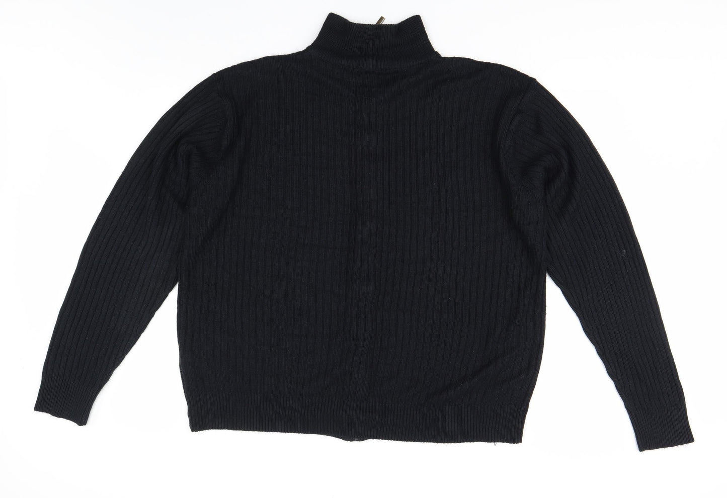 Southbay Womens Black   Full Zip Jumper Size XL