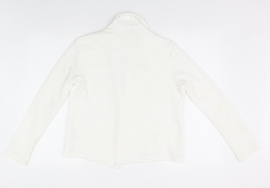 Select Womens White   Jacket Blazer Size 14