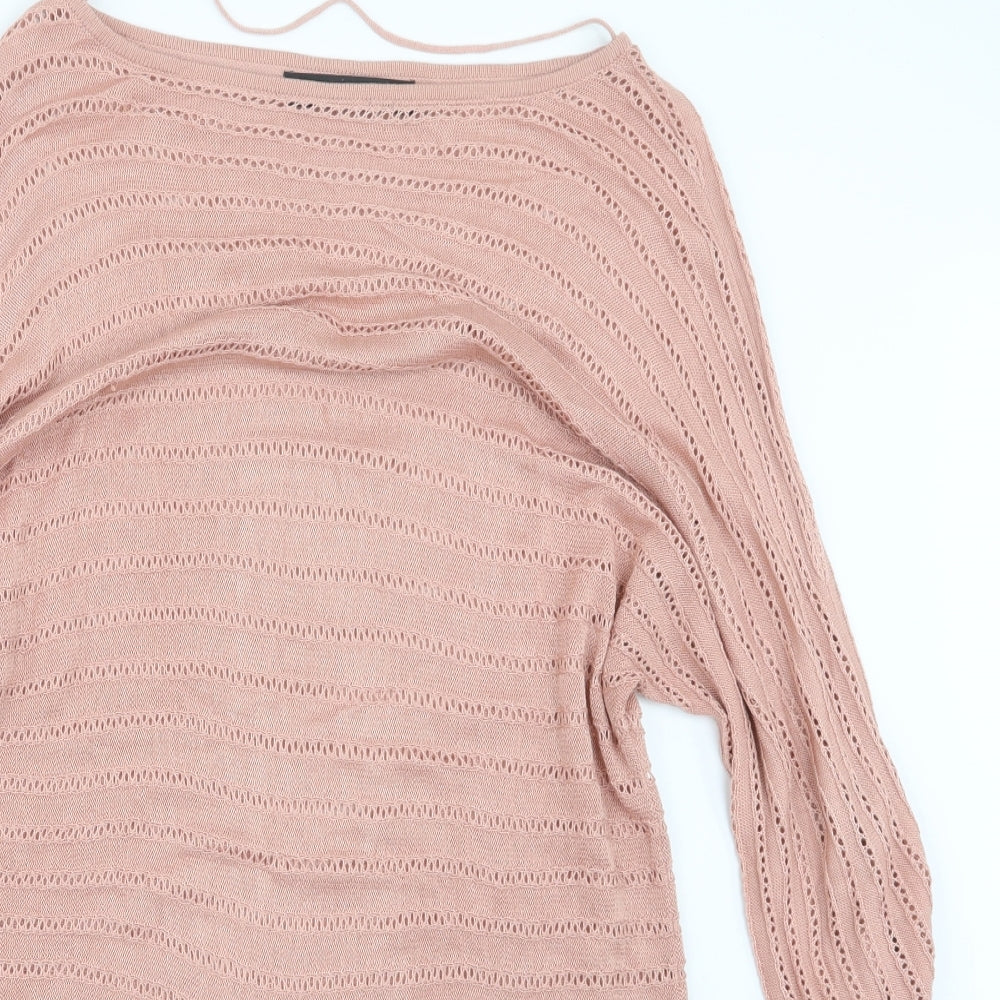 VERO MODA Womens Pink   Pullover Jumper Size S