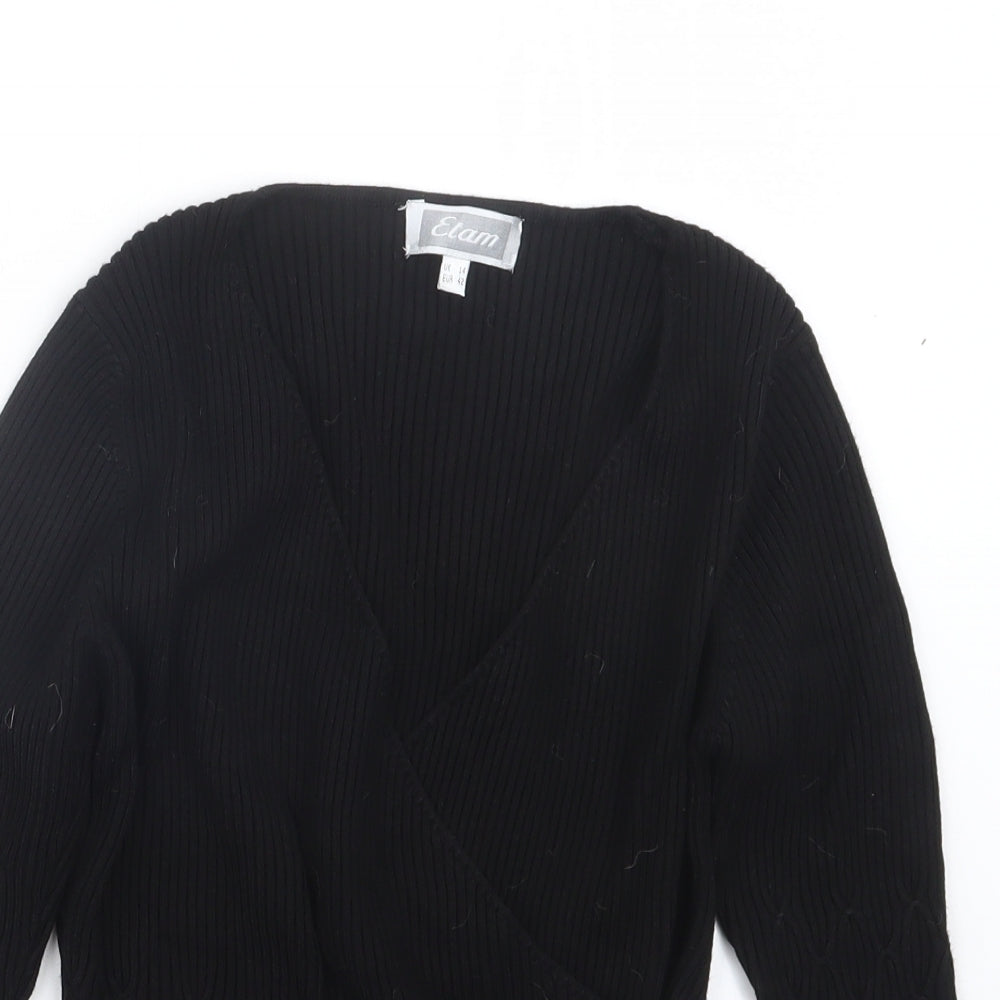 Etam Womens Black   Pullover Jumper Size 14