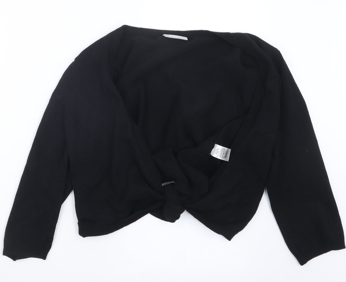 Wallis Womens Black  Knit Cardigan Jumper Size M
