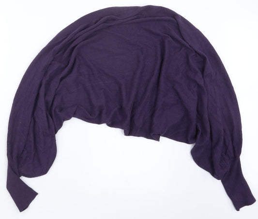 Wallis Womens Purple  Knit Cardigan Jumper Size S