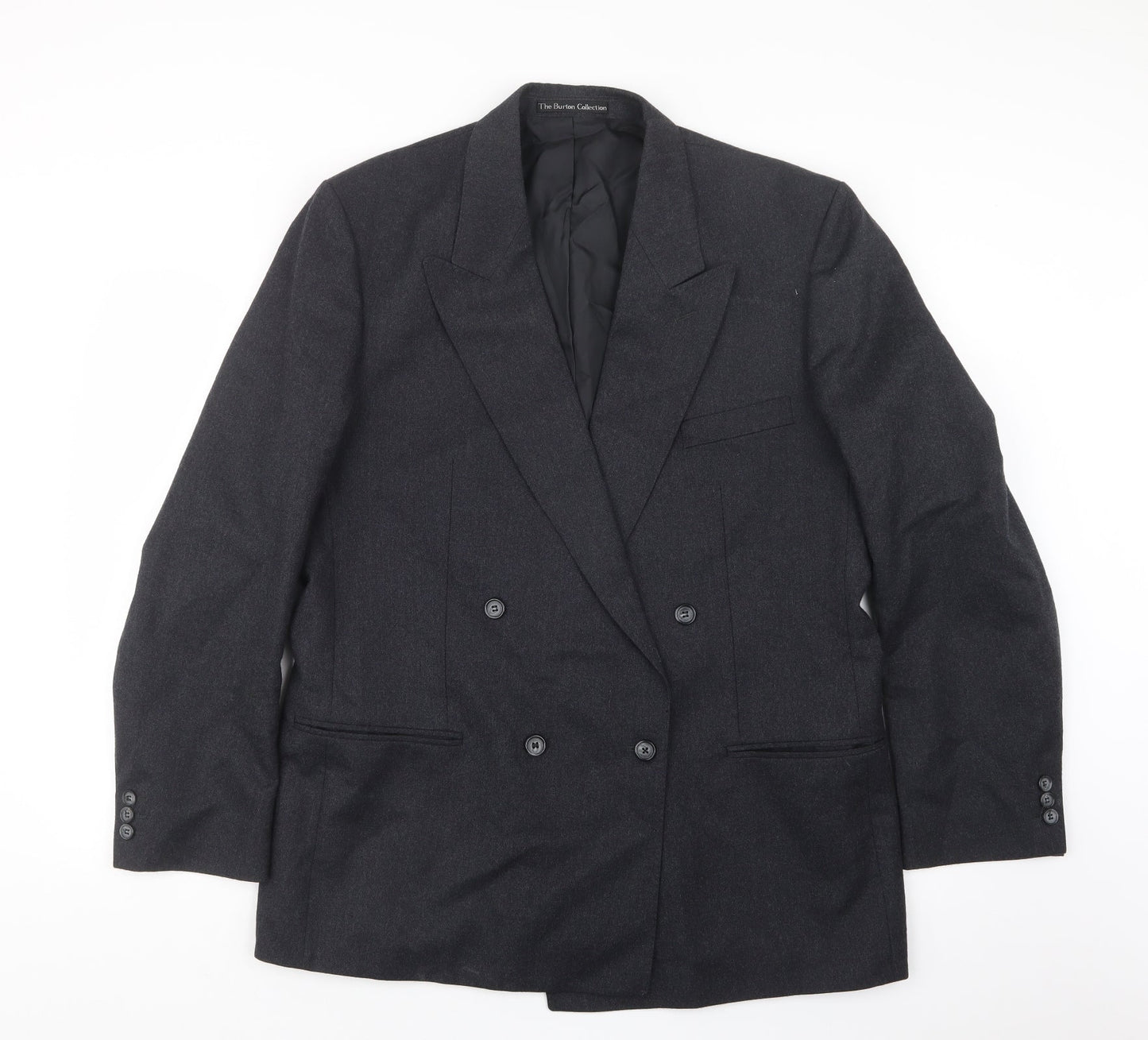 The Burton Collection Mens Grey   Jacket Suit Jacket Size 40