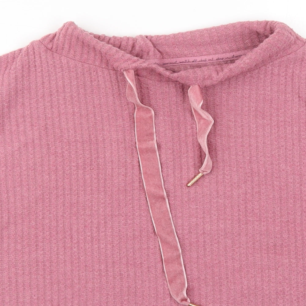 Primark Womens Pink Solid  Top Pyjama Top Size 10