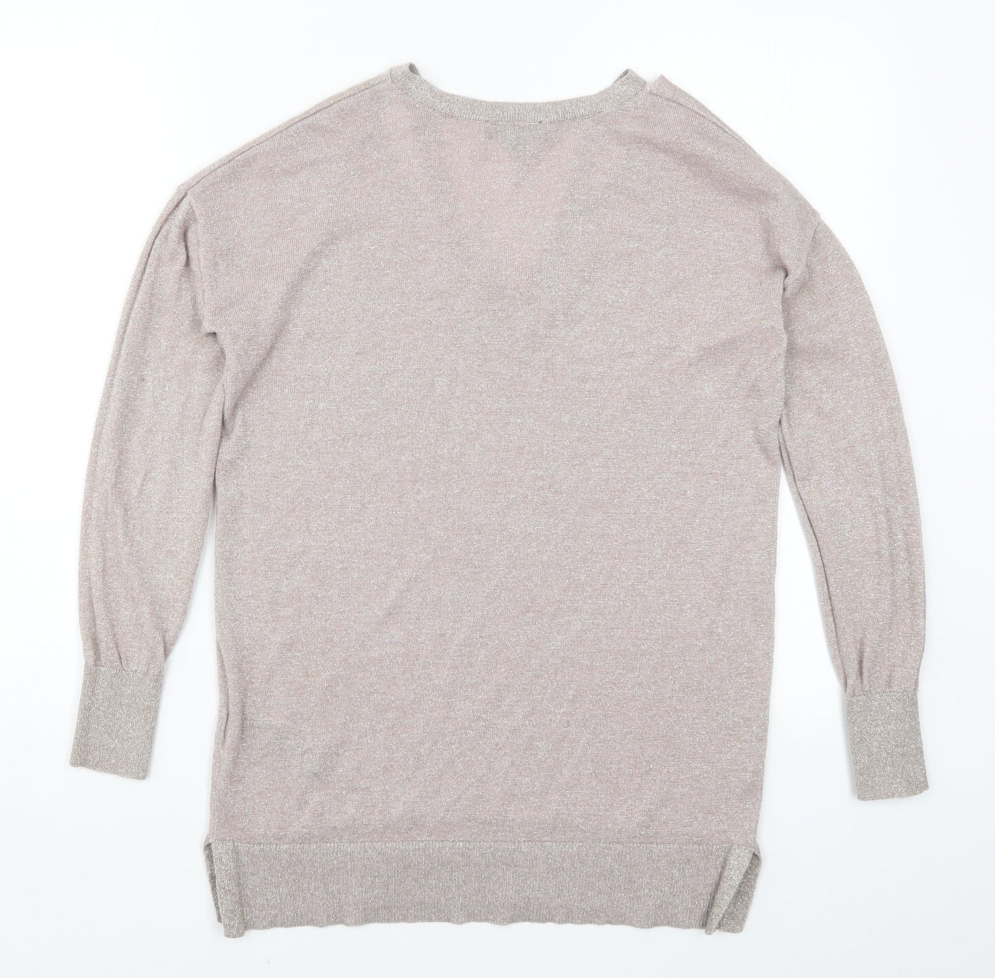 Topshop Womens Pink  Knit Pullover Jumper Size 6
