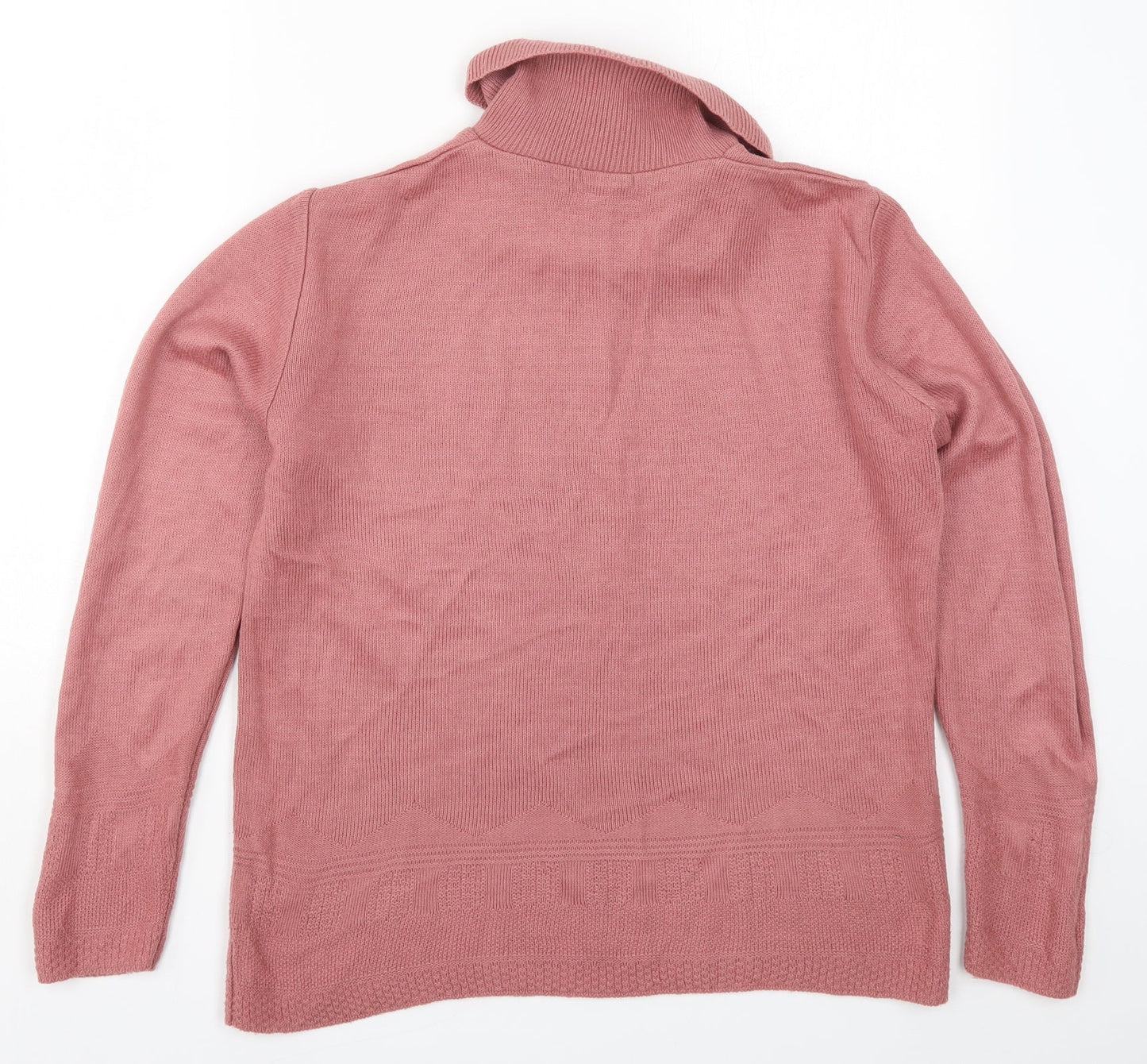 Damart Womens Pink  Knit Pullover Jumper Size 14