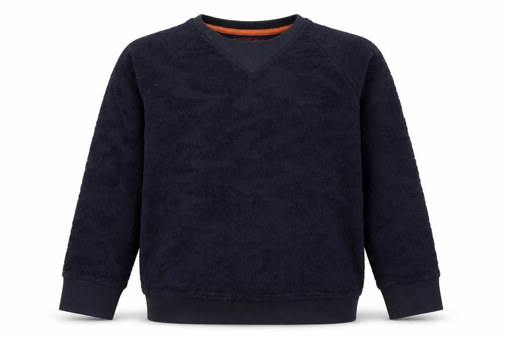 Matalan Boys Blue Camouflage  Pullover Sweatshirt Size 11 Years