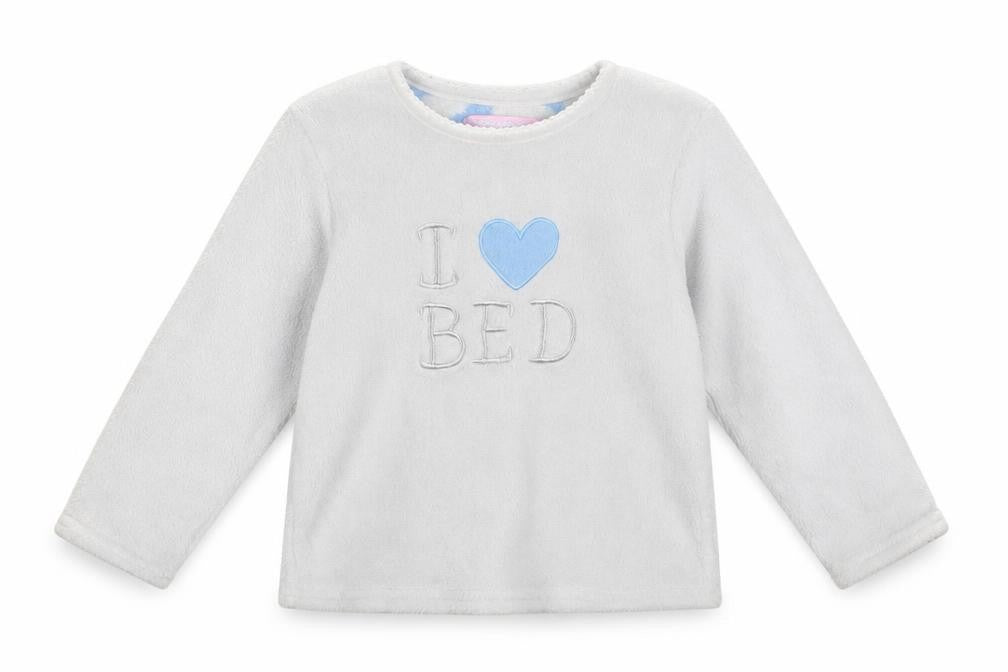 Young Dimension Girls White   Pullover Jumper Size 4-5 Years  - I love Bed
