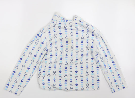 Secret Possessions Womens White Solid  Top Pyjama Top Size 12