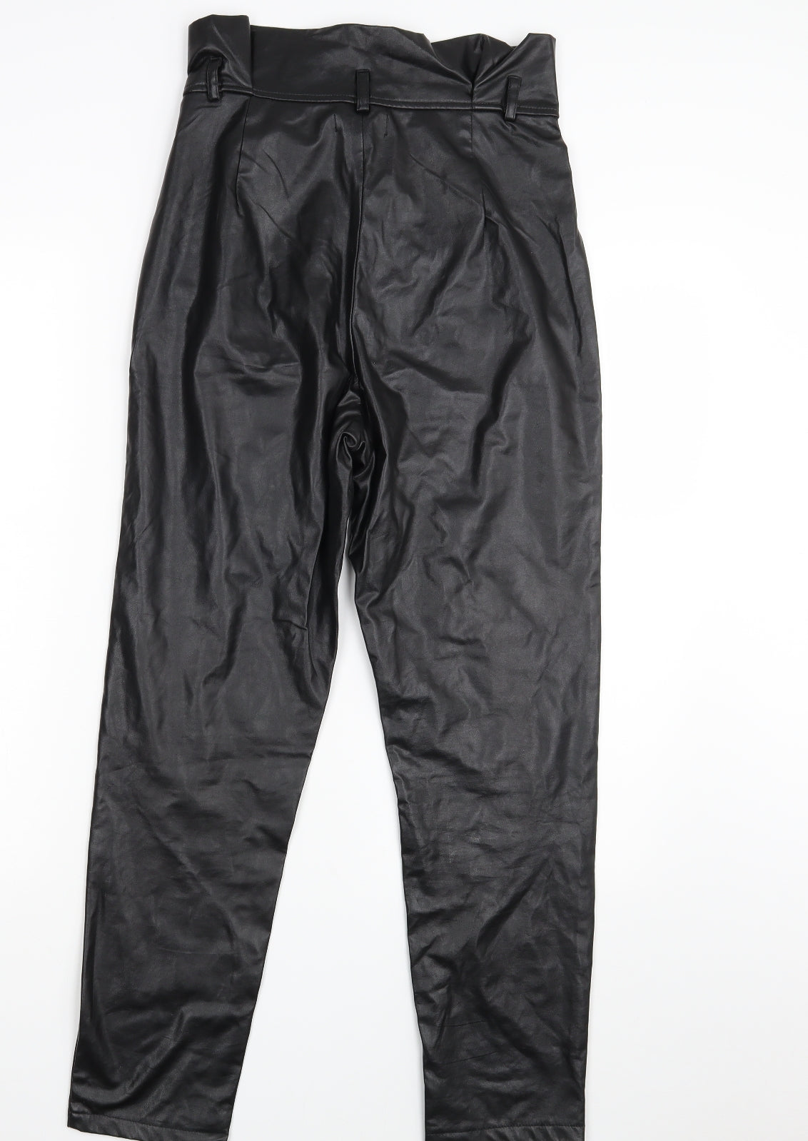 PRETTYLITTLETHING Womens Black   Trousers  Size 8 L27 in