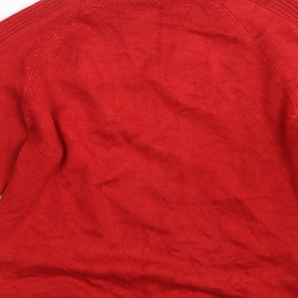 Filati Womens Red   Pullover Jumper Size M