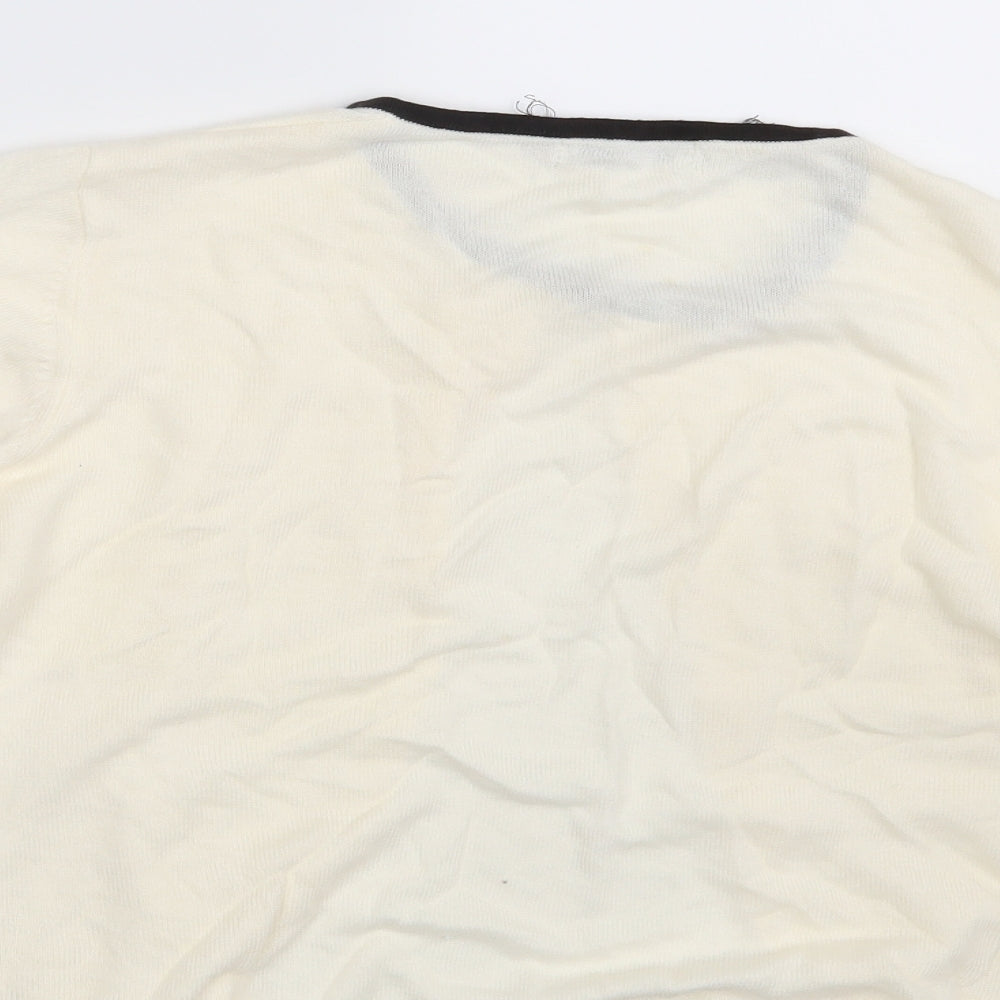 Classics Womens Ivory   Cardigan Jumper Size 14