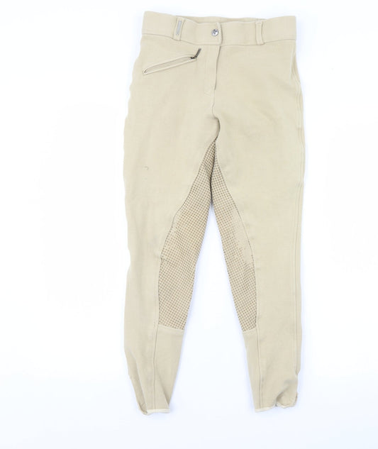 Preworn Womens Ivory   Trousers  Size 28 L28 in