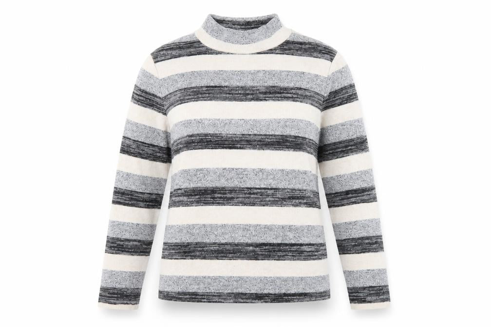 Nocozo Womens Black Striped  Pullover Jumper Size 10