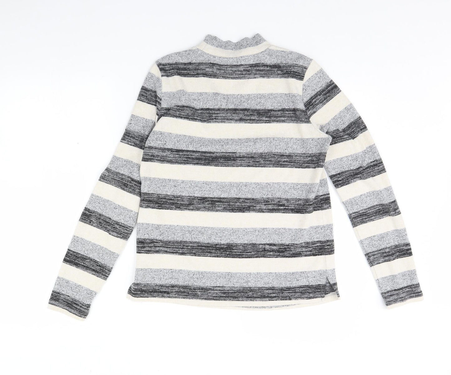 Nocozo Womens Black Striped  Pullover Jumper Size 10