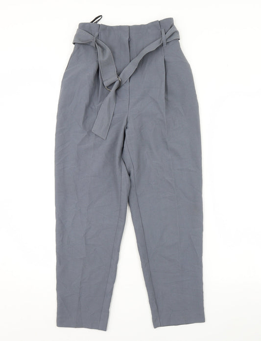 Topshop Womens Grey   Trousers  Size 4 L28 in