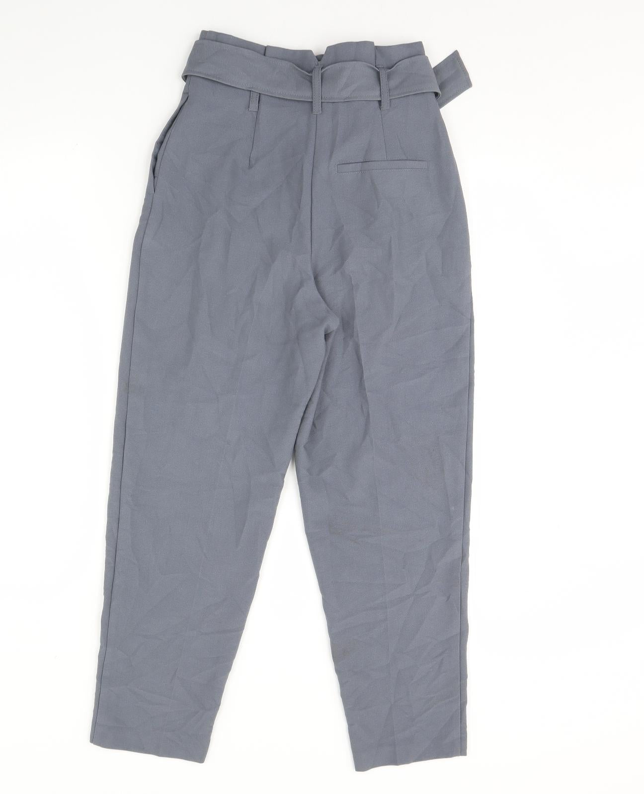 Topshop Womens Grey   Trousers  Size 4 L28 in