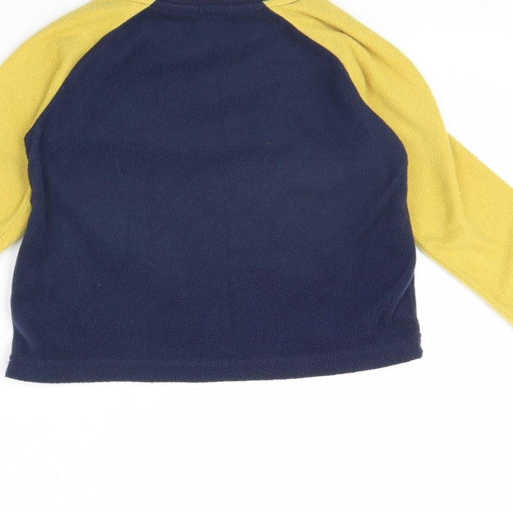 Preworn Boys Blue  Fleece Basic T-Shirt Size 4 Years