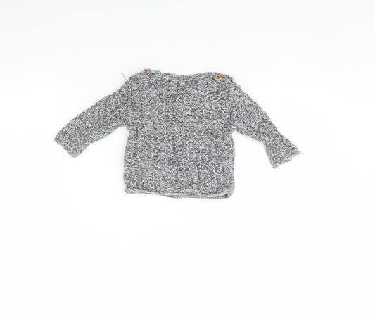 NEXT Baby Black   Pullover Jumper Size 3-6 Months