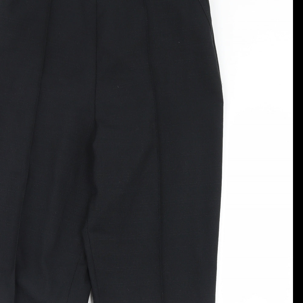 M&s Womens Black   Trousers  Size 18 L30 in