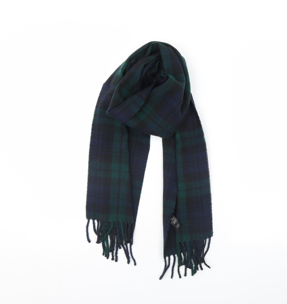 Cedarwood State Mens Green Plaid Scarf One Size