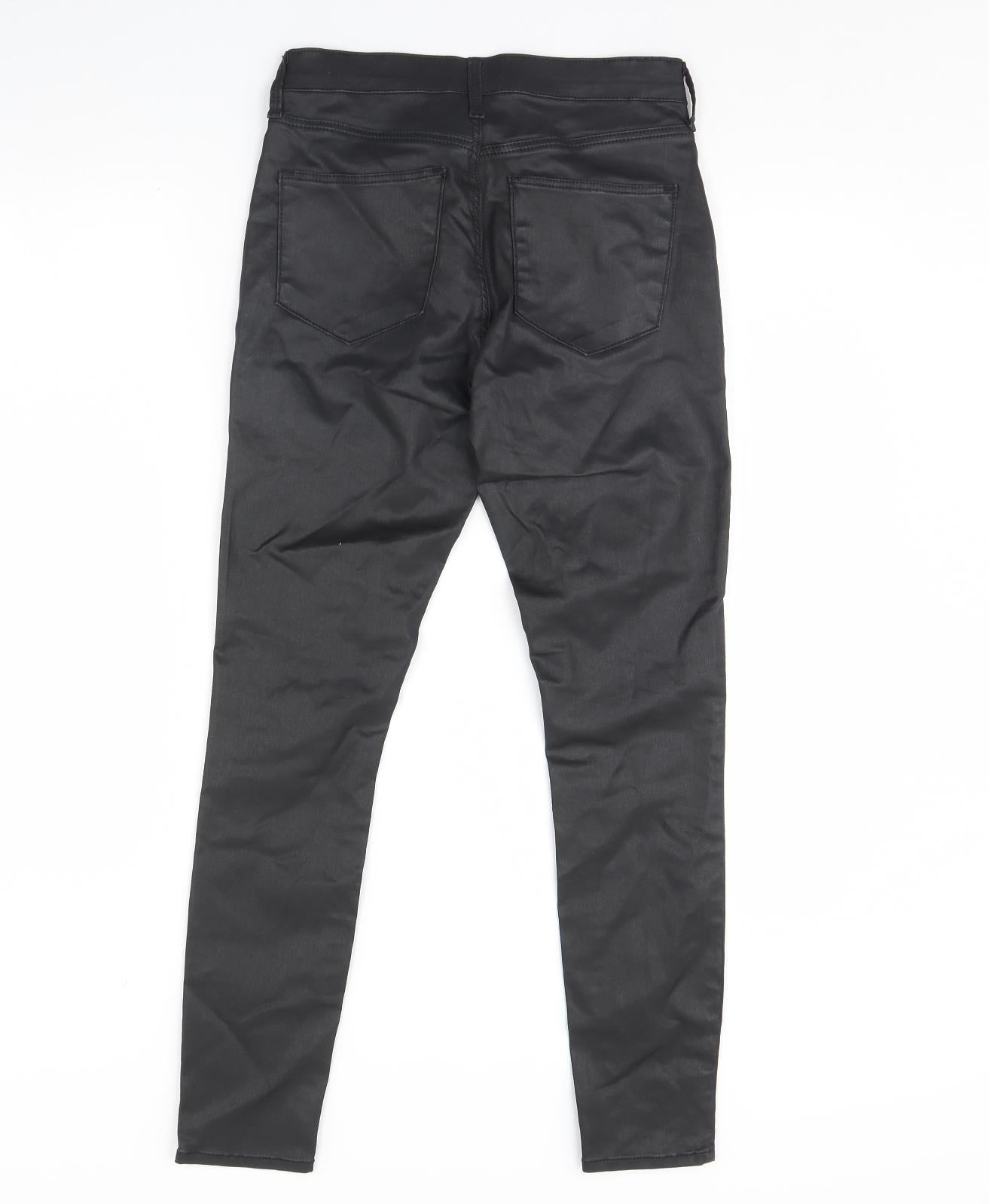 Topshop Womens Black   Capri Jeans Size 28 L30 in