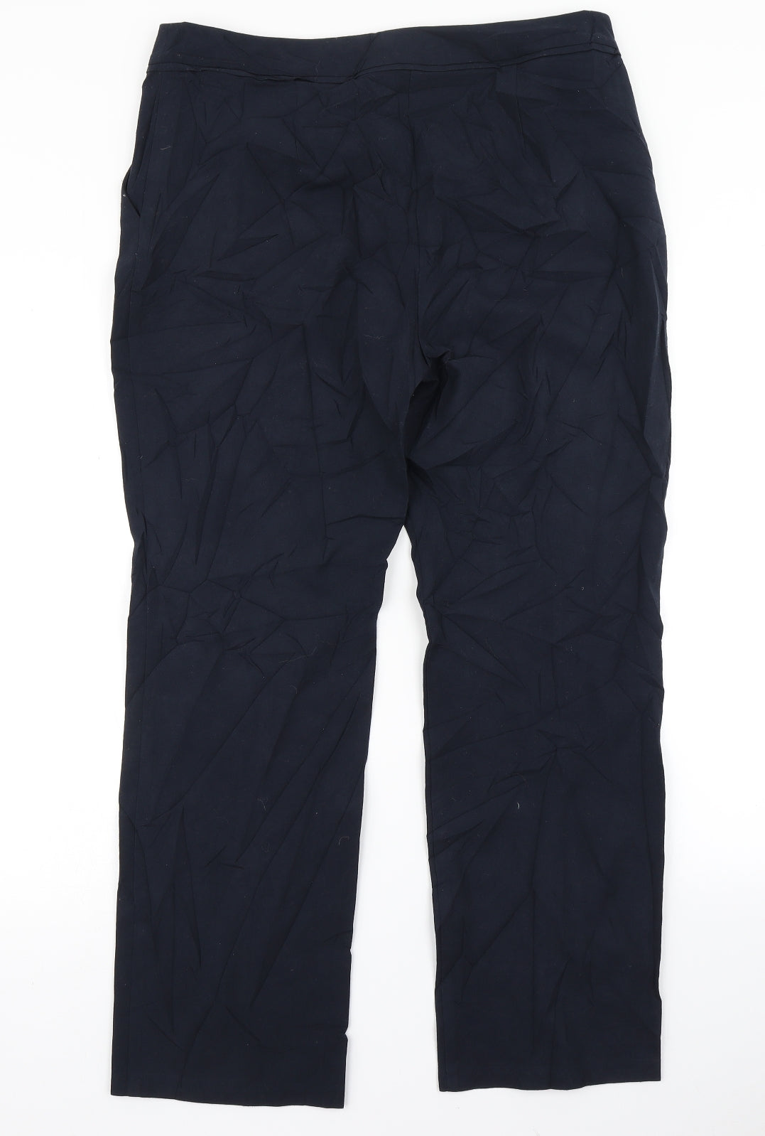 M&S Collection Womens Blue   Dress Pants Trousers Size 14 L29 in