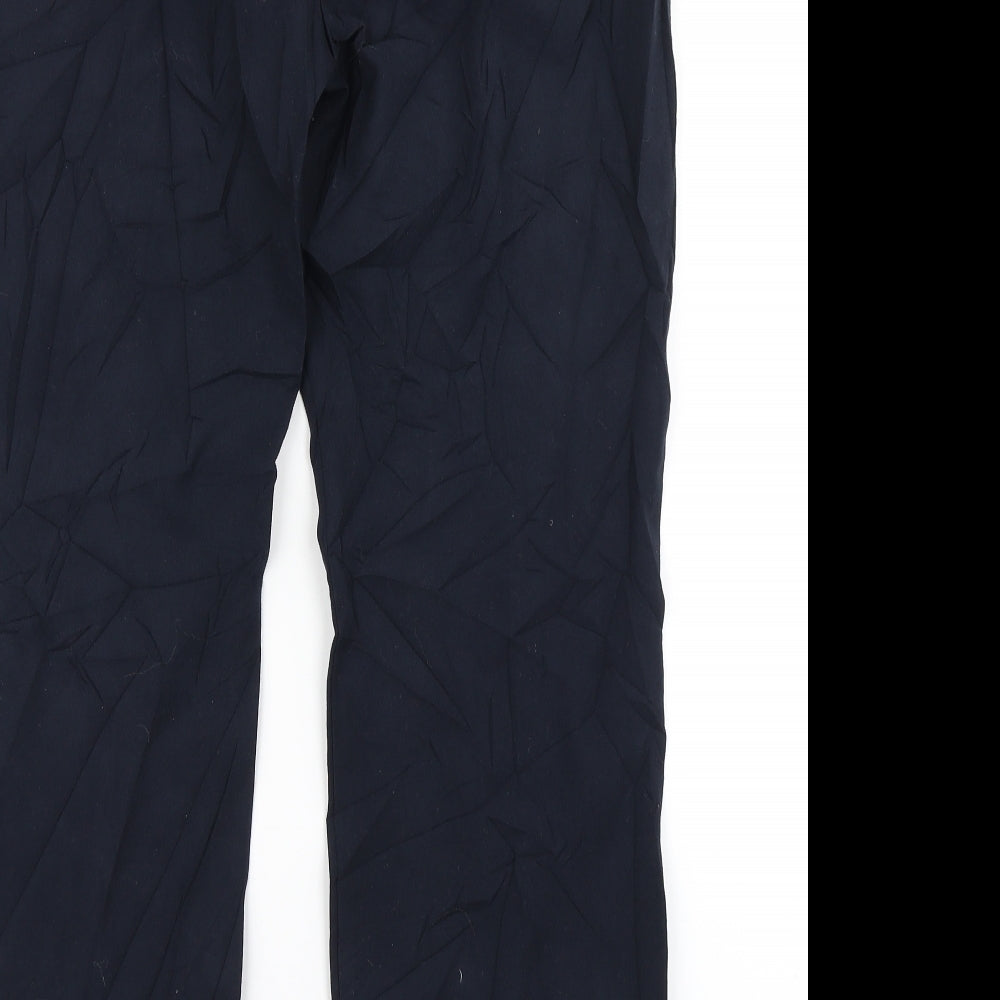 M&S Collection Womens Blue   Dress Pants Trousers Size 14 L29 in