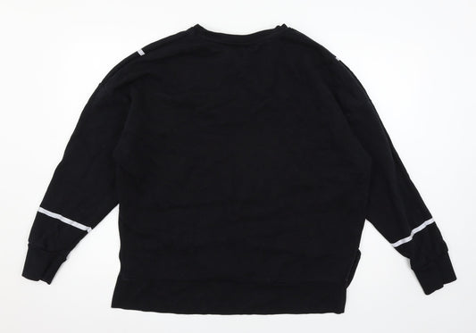 Primark Womens Black  Jersey Pullover Sweatshirt Size 12  - NASA