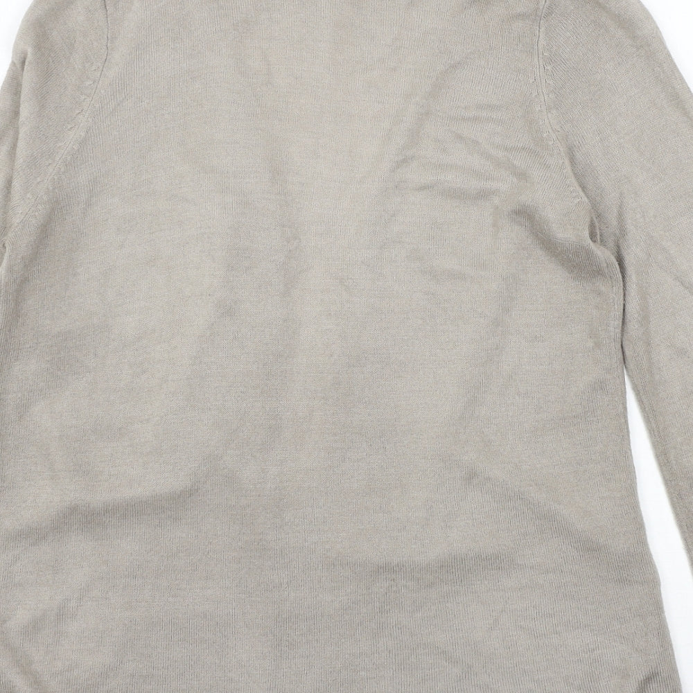 Julipa Womens Grey  Knit Cardigan Jumper Size 8