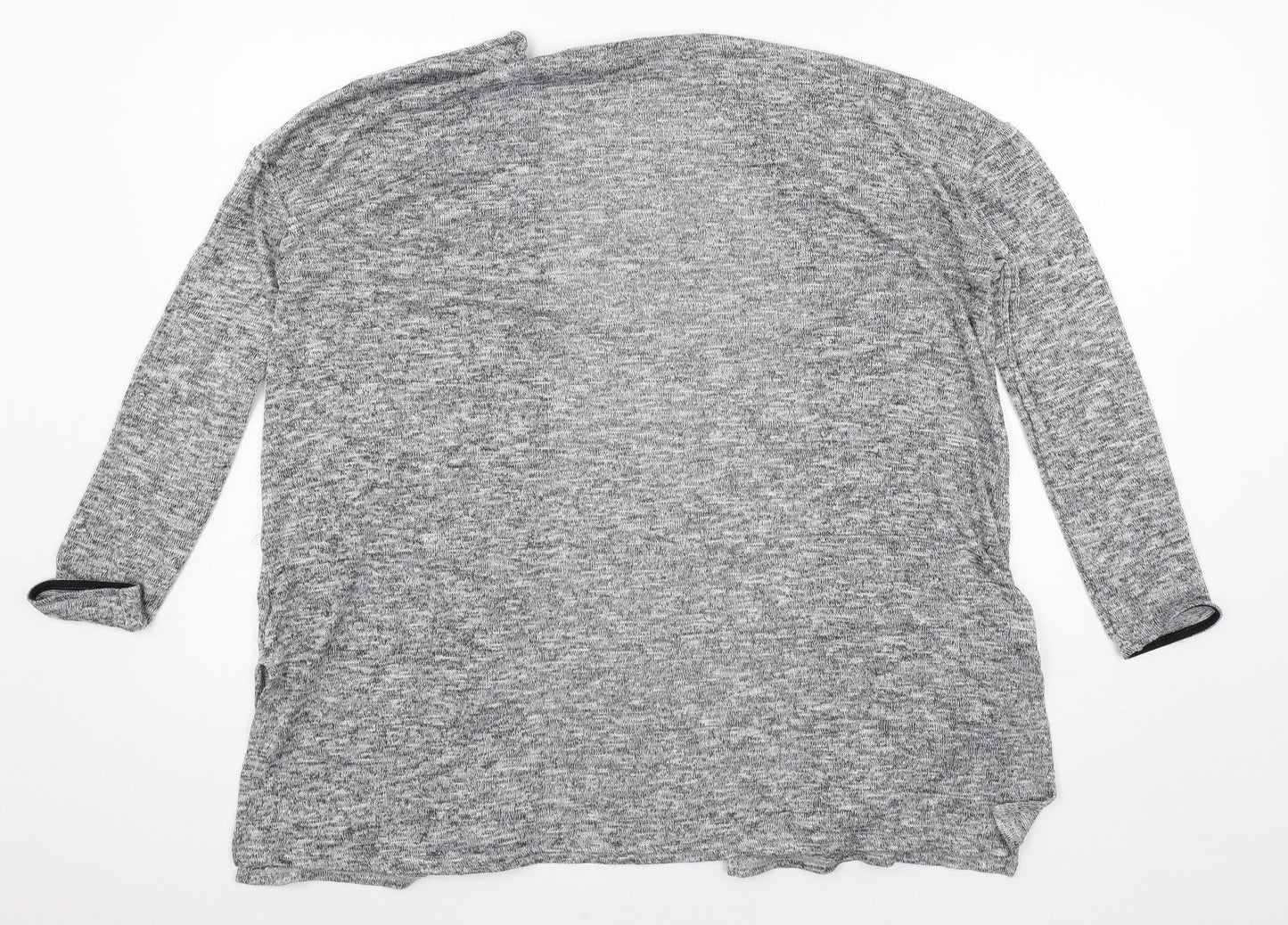 Divided Womens Grey  Knit Cardigan Jumper Size M