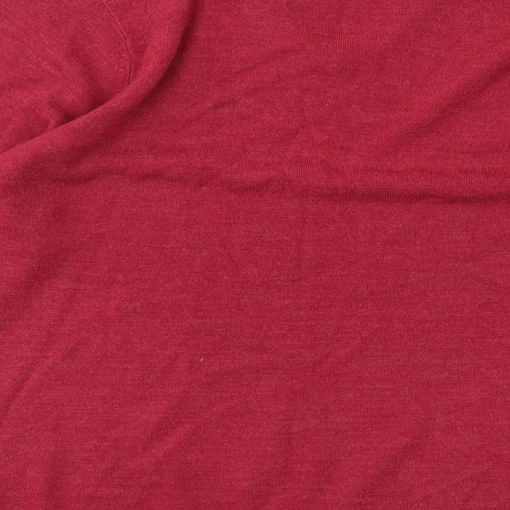 Marks and Spencer Womens Red  Knit Pullover Jumper Size L
