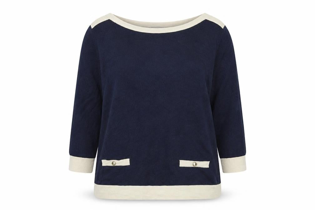 Marks and Spencer Womens Blue  Knit Pullover Jumper Size 14