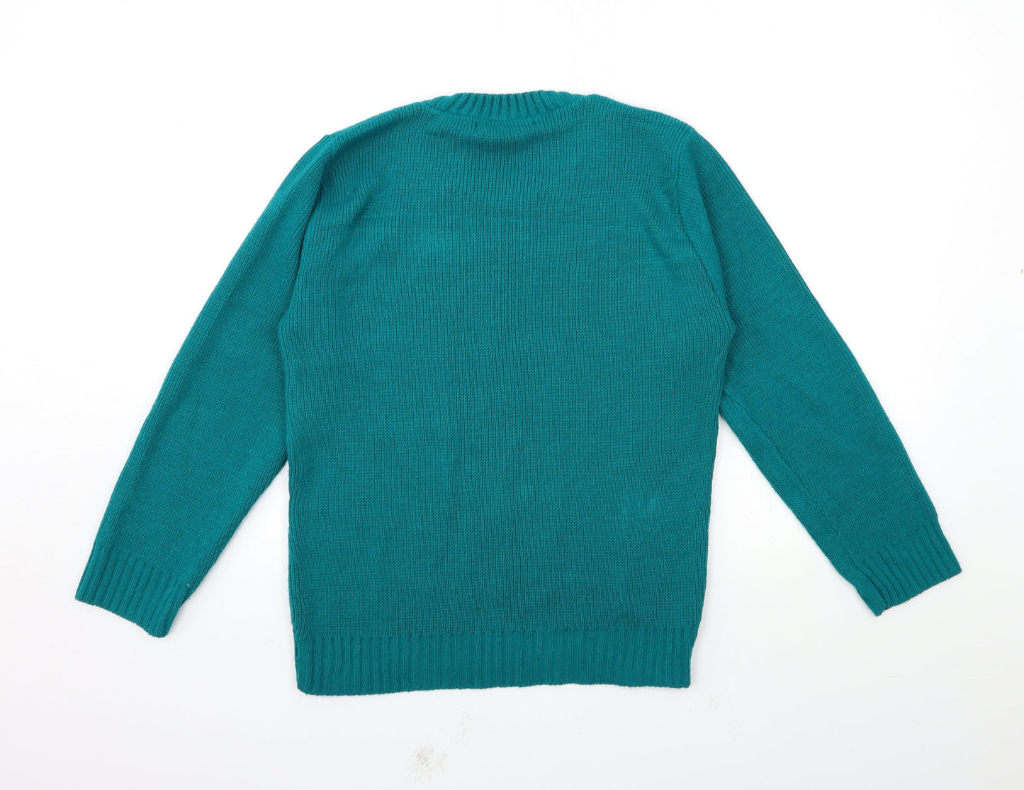 Pure & natural Womens Green  Knit Pullover Jumper Size S  - penguin