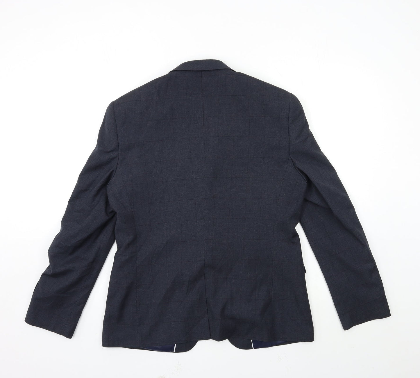 Taylor & Wright Mens Blue Striped  Jacket Suit Jacket Size 40