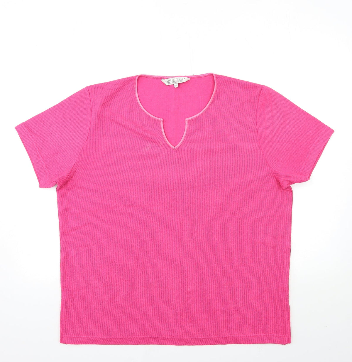 Carolyn Taylor Womens Pink  Knit Pullover Jumper Size M