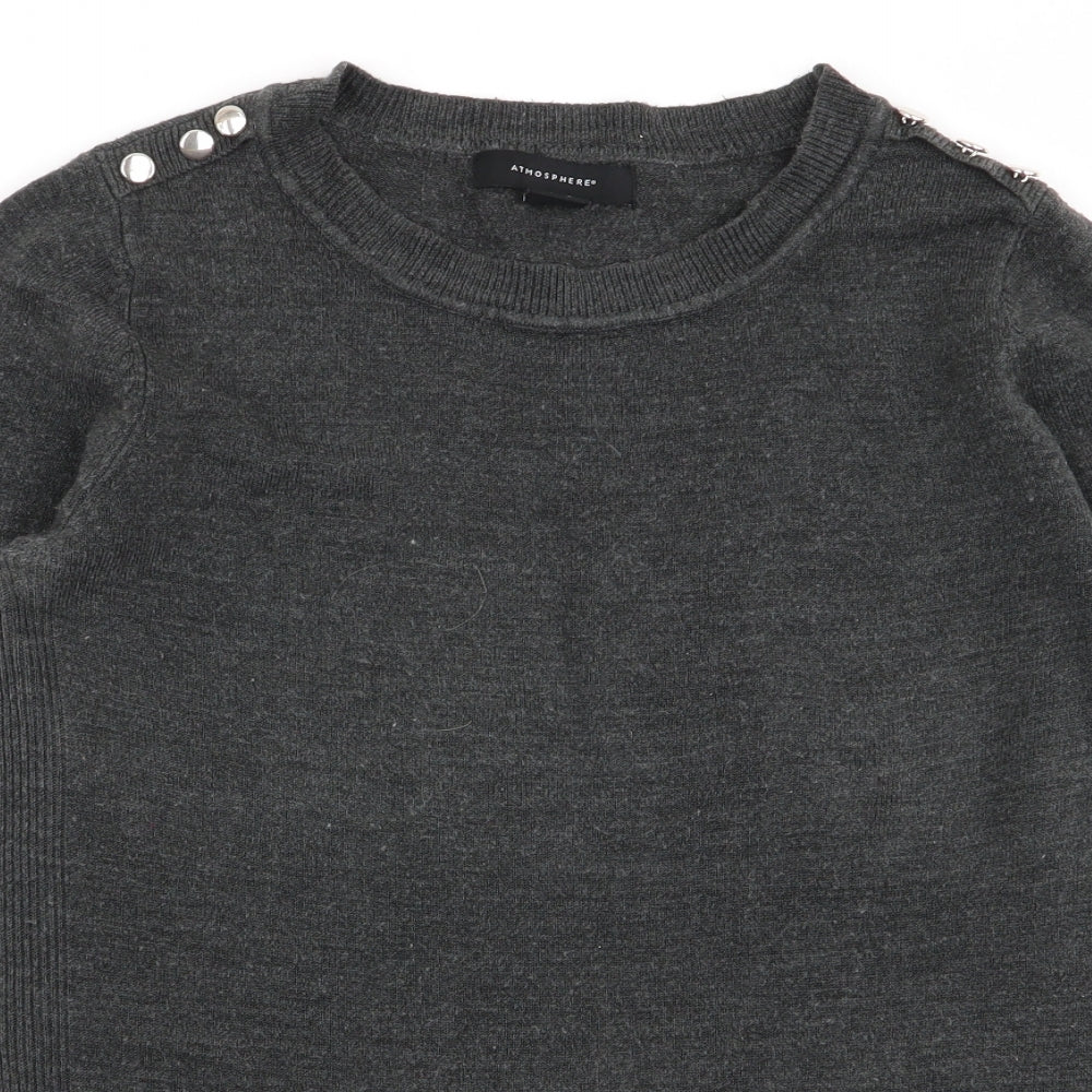 Primark Womens Grey   Pullover Jumper Size 6