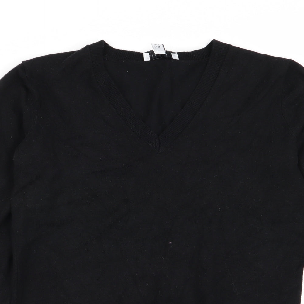 Warehouse Womens Black   Pullover Jumper Size 6