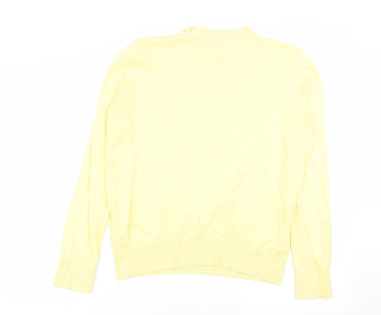 Warehouse Womens Yellow   Pullover Jumper Size 10