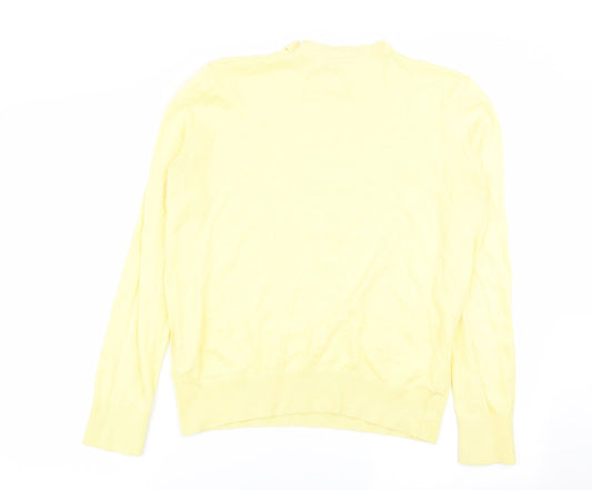 Warehouse Womens Yellow   Pullover Jumper Size 10