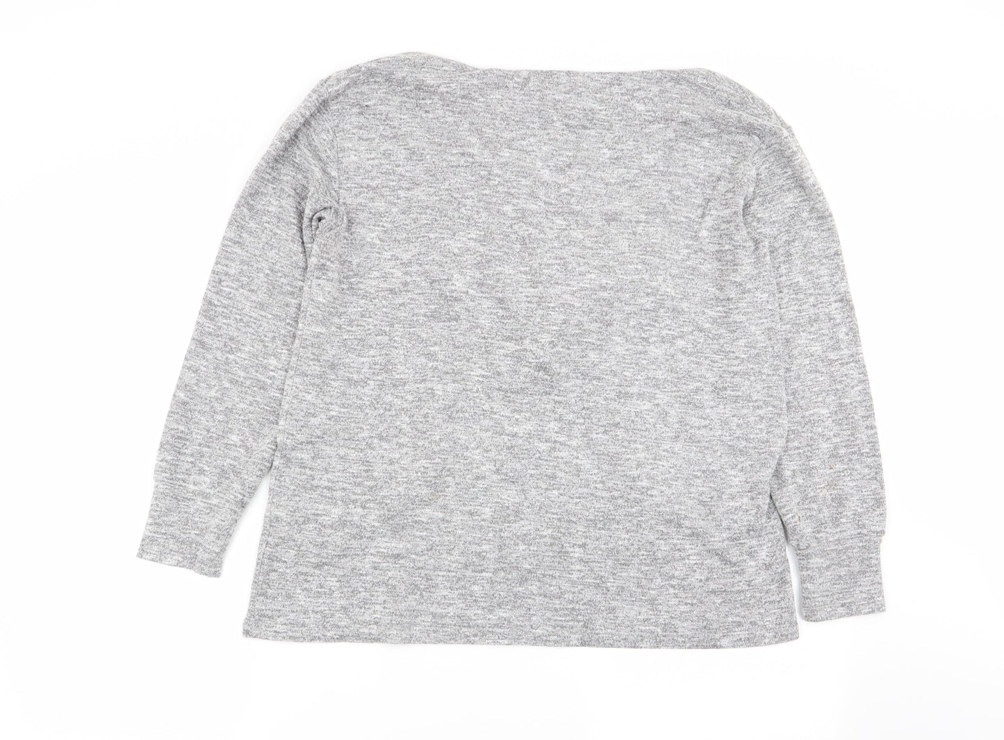 Papaya Womens Grey   Pullover Jumper Size M