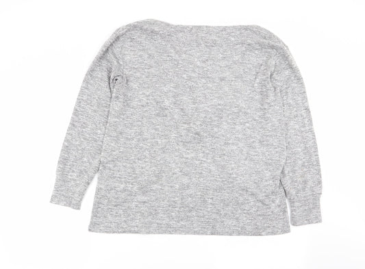 Papaya Womens Grey   Pullover Jumper Size M