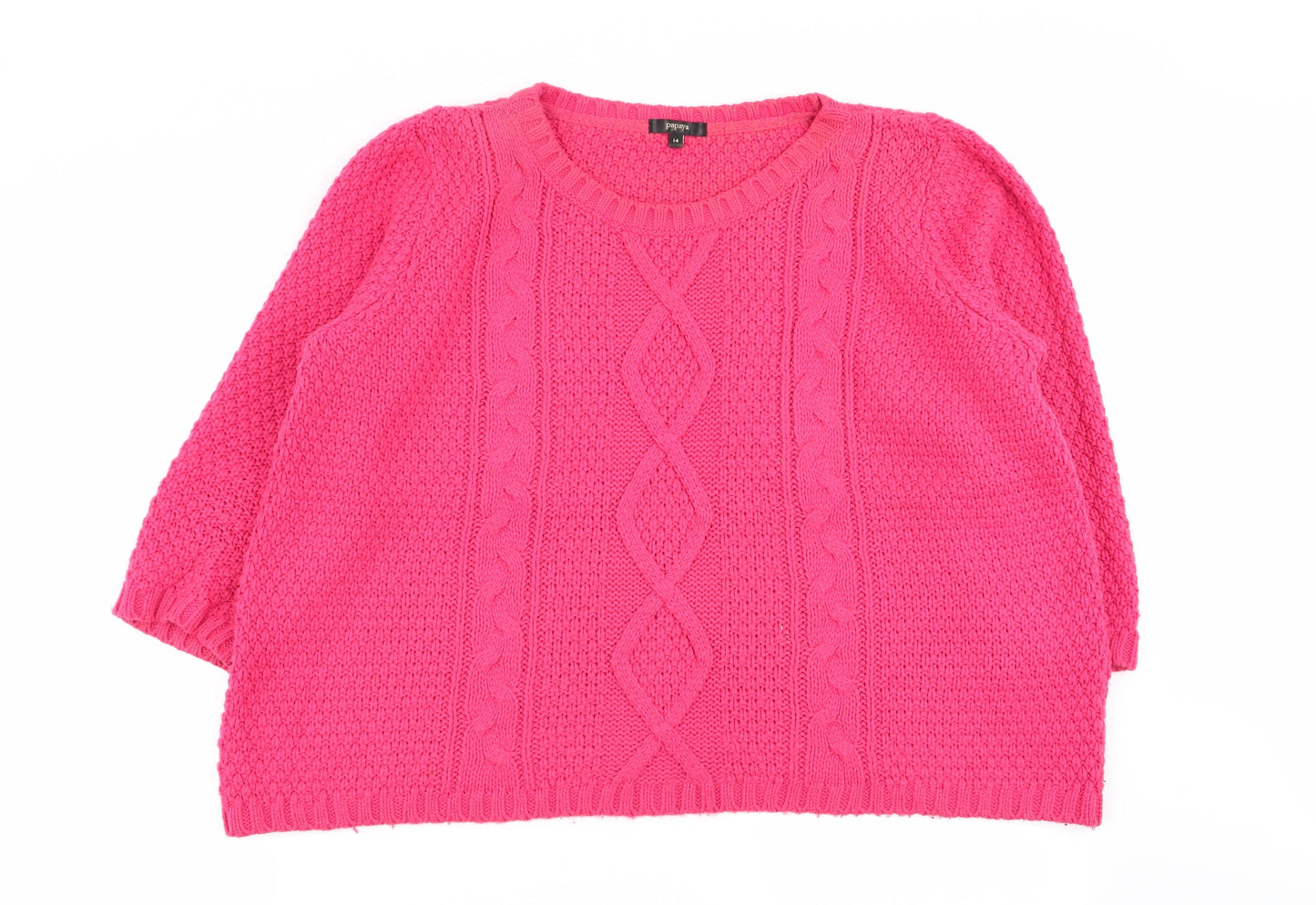Papaya Womens Red   Pullover Jumper Size 14