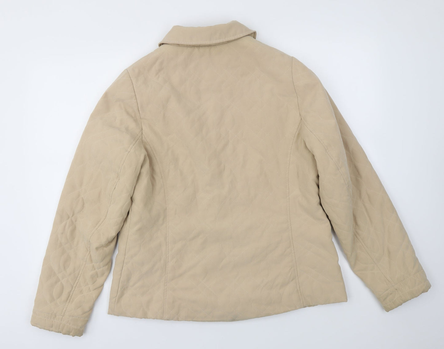 Soon Womens Beige   Jacket Coat Size 14