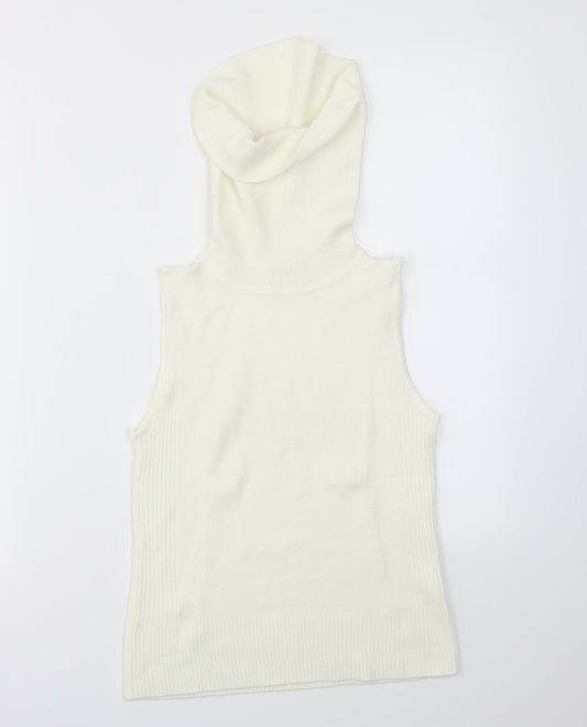 Secret Womens Ivory   Basic T-Shirt Size 14