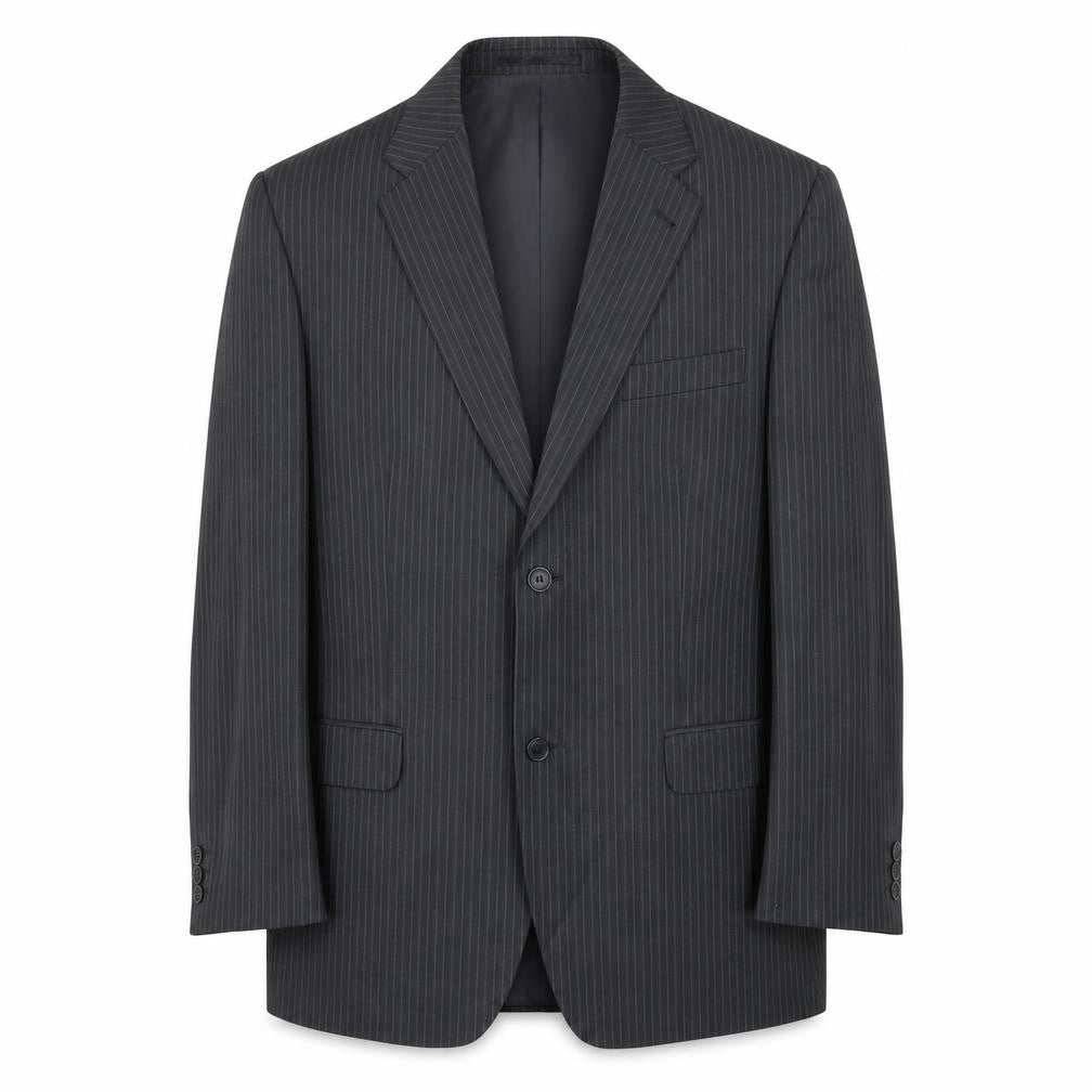 George Mens Green Striped  Jacket Blazer Size 42