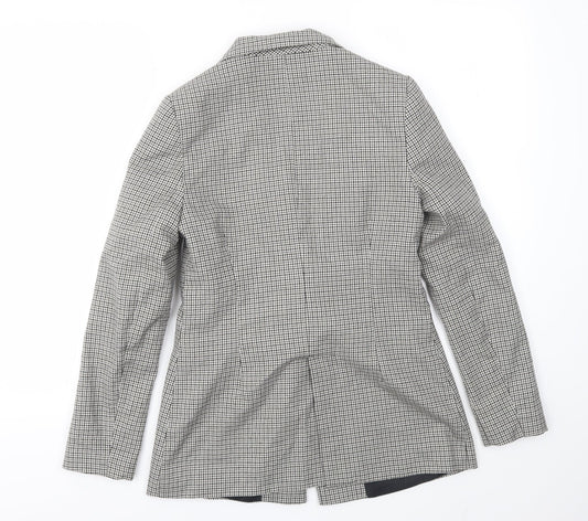 New Look Womens Multicoloured Geometric  Jacket Blazer Size 6
