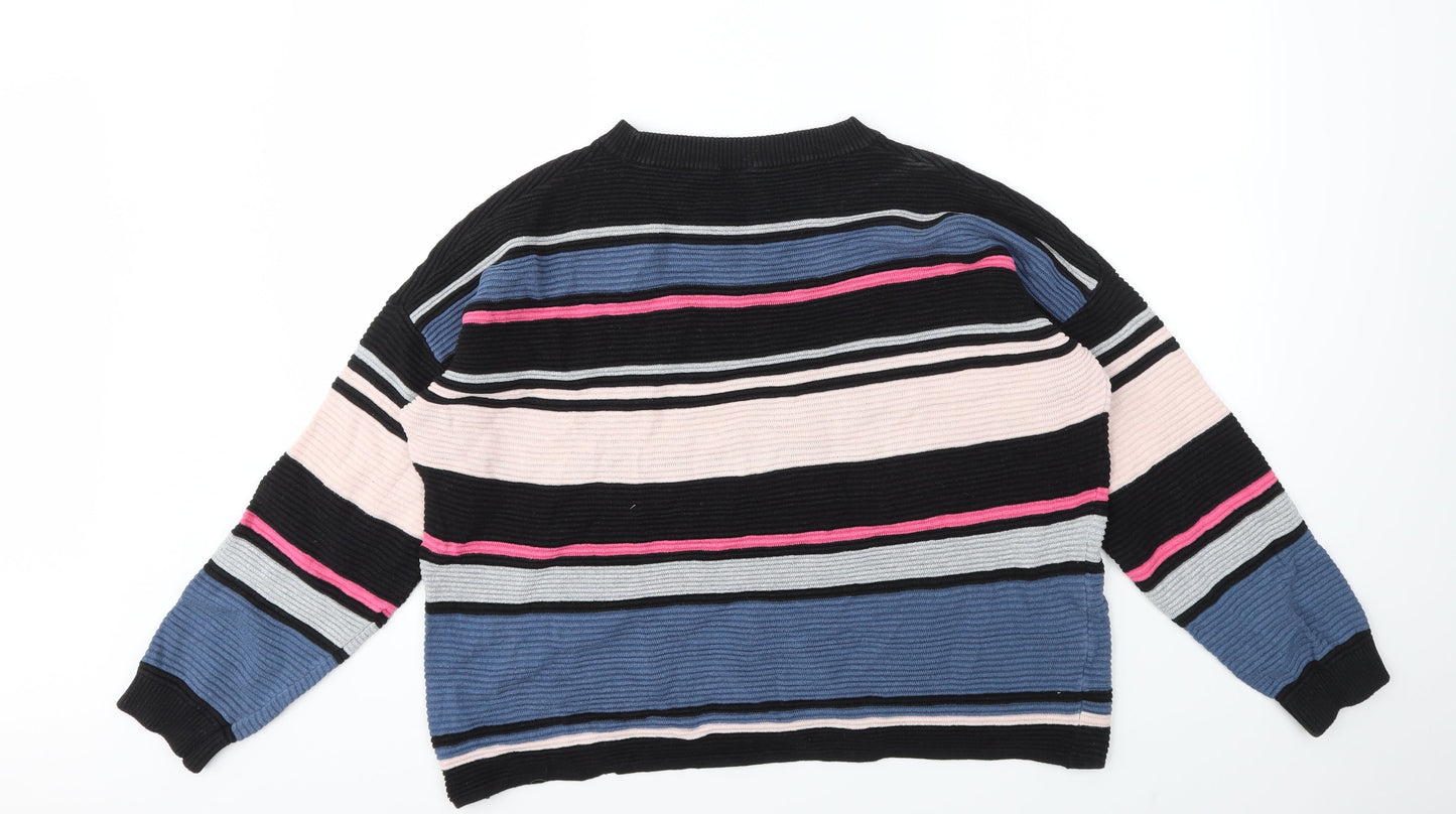 H&M Womens Multicoloured Polka Dot  Pullover Jumper Size M