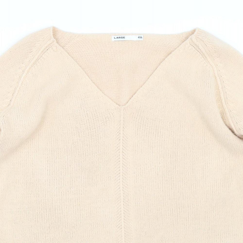 EA Womens Beige   Pullover Jumper Size L