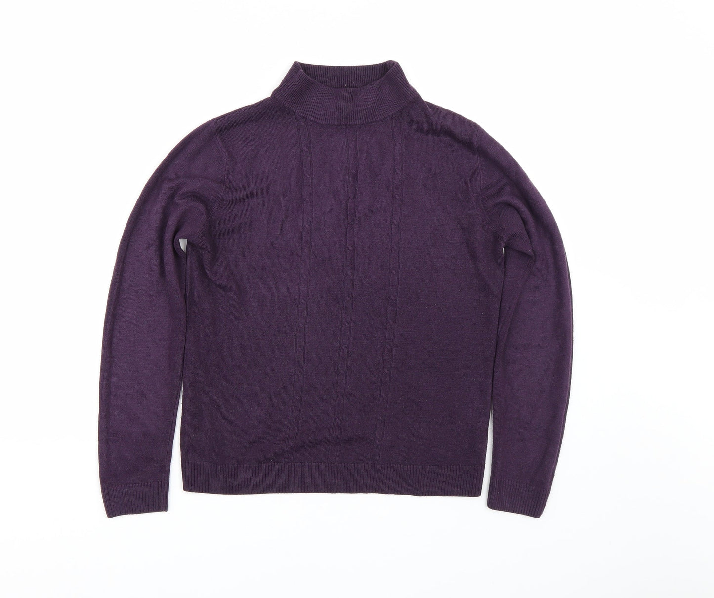 Pure & Natural Womens Purple   Pullover Jumper Size 10
